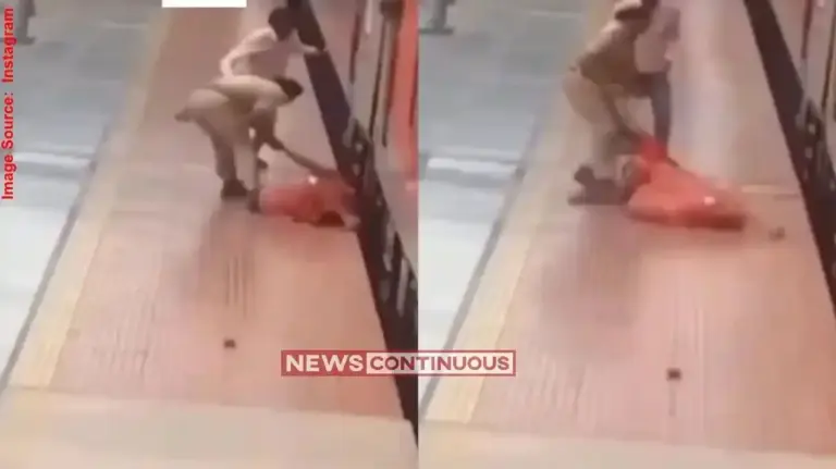 Maharashtra RPF Officer Daring Rescue  જો એક સેકન્ડનો પણ વિલંબ થયો હોત તો… ચાલતી ટ્રેનમાં ચડવા જતાં પટકાયેલી મહિલાને જવાને બચાવી; સીસીટીવી સામે આવ્યા