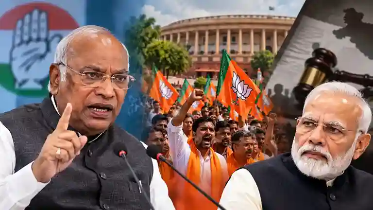 Mallikarjun Kharge Controversial Remark  કોંગ્રેસ અધ્યક્ષની મુશ્કેલીઓ વધી! પટનાથી લઈને દિલ્હી સુધી હોબાળો ભાજપે કહ્યું 'આખા દેશે આ અપમાન જોયું છે, જનતા માફ નહીં કરે'