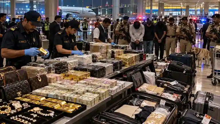 Mumbai Airport Customs Massive Seizure  મુંબઈ એરપોર્ટ પર કસ્ટમ્સની મોટી કાર્યવાહી 4 અઠવાડિયામાં ₹90.89 કરોડનો દાણચોરીનો સામાન જપ્ત, 40 આરોપીઓની ધરપકડ