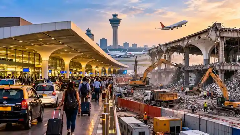 Mumbai Airport Terminal 1 Redevelopment મુંબઈ ડોમેસ્ટિક એરપોર્ટનો થશે કાયાકલ્પ ટર્મિનલ૧ આગામી ૪ વર્ષ માટે રહેશે બંધ, નવું મેગા ટર્મિનલ બનાવાશે