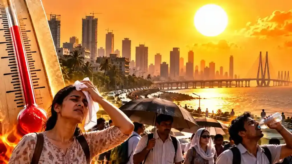 Mumbai Heat Wave મુંબઈ ભઠ્ઠીની જેમ શેકાયું! પારો સીધો ૩૮.૨ ડિગ્રીને પાર ૭ દિવસમાં બીજી વાર હીટવેવ ત્રાટકતાં મુંબઈગરાઓની હાલત કફોડી!