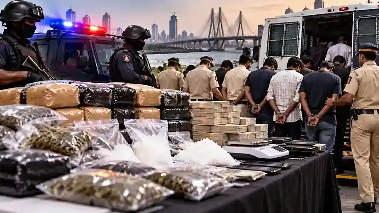 Mumbai Police Massive Drug Bust  મુંબઈમાં ડ્રગ્સ માફિયાઓ સામે પોલીસની મેગા સ્ટ્રાઇક ૧૩૦થી વધુ આરોપીઓની ધરપકડ, ₹૧૫.૮૭ કરોડનો નશીલો પદાર્થ જપ્ત
