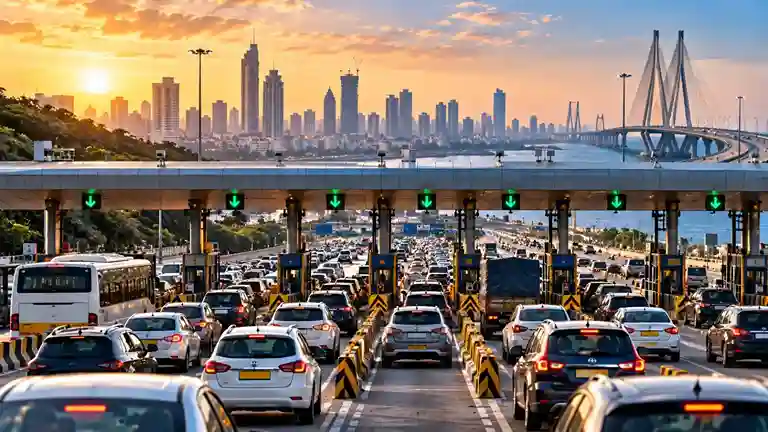 Mumbai Toll Hike 2026  મુંબઈમાં આજથી ટોલ ટેક્સમાં 20%નો તોતિંગ વધારો આ વાહનો માટે પ્રવેશ મોંઘો, કારએસટી બસને સંપૂર્ણ મુક્તિ