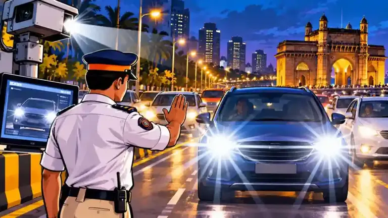 Mumbai Traffic Police On High Beams   ૫ મહિનામાં ૮૮.૫ લાખનો દંડ! હાઈ બીમ વાપરતા વાહનચાલકો પર  મુંબઈ ટ્રાફિક પોલીસનું કડક અભિયાન; જુઓ વિસ્તૃત વિગત