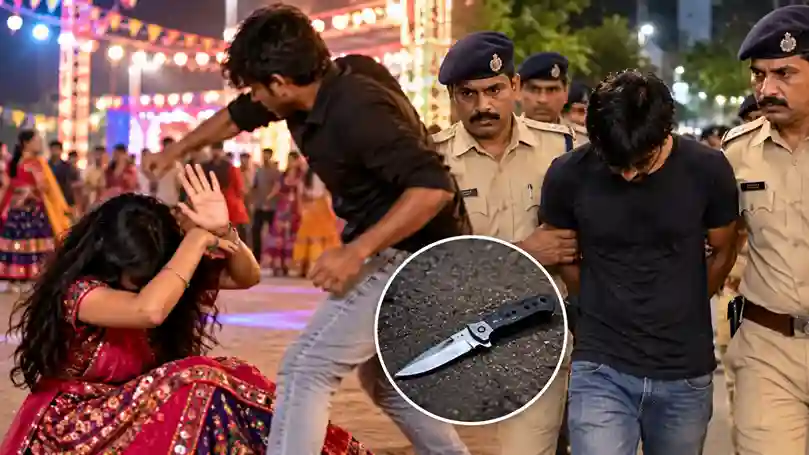 Nallasopara Minor Girl Assault નાલાસોપારામાં ગરબા મંડપમાંથી બહાર ખેંચી ૧૭ વર્ષની સગીરાને બેરહેમ માર માર્યો, પોલીસે છરી સાથે આરોપીને ઝડપ્યો