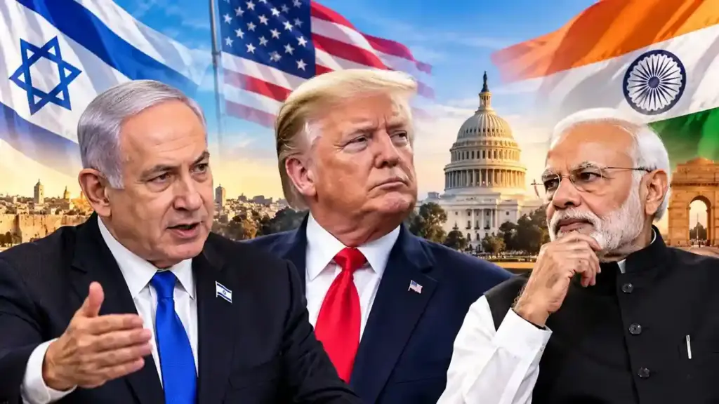 Netanyahu Remarks On Trump And India "અમેરિકા પર સંપૂર્ણ ભરોસો ન રખાય!" ઇઝરાયલ ચૂંટણી પહેલાં નેતન્યાહૂની ભવિષ્યવાણી ભારતઇઝરાયલ વ્યૂહાત્મક ડીલનું નવું ગણિત