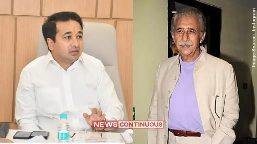 Nitesh Rane Slams Naseeruddin Shah 'નસીરુદ્દીન શાહ બેગ ભરીને પાકિસ્તાન ચાલ્યા જાય' અભિનેતાના નિવેદન પર ભડક્યા ભાજપ ધારાસભ્ય નિતેશ રાણે