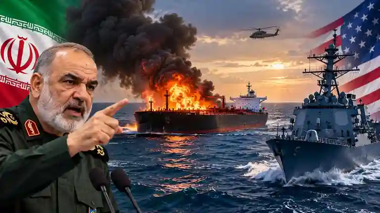 Oil Tanker Attack IRGC દરિયામાં યુદ્ધ ભડક્યું! ઓઈલ ટેન્કર પર હુમલા બાદ ઈરાન લાલઘૂમ "આ અમેરિકાની સાજિશ છે", IRGC નો ખુલ્લો પડકાર!