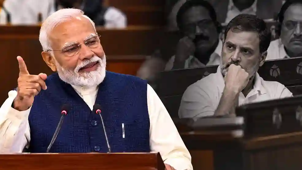 PM Modi Mocks Congress MLC Results ઈવીએમ વિવાદ પર વડાપ્રધાનનો વળતો પ્રહાર એમએલસી ચૂંટણીના પરિણામો ટાંકીને કોંગ્રેસના સુપડા સાફ થવા પર સાધ્યું નિશાન
