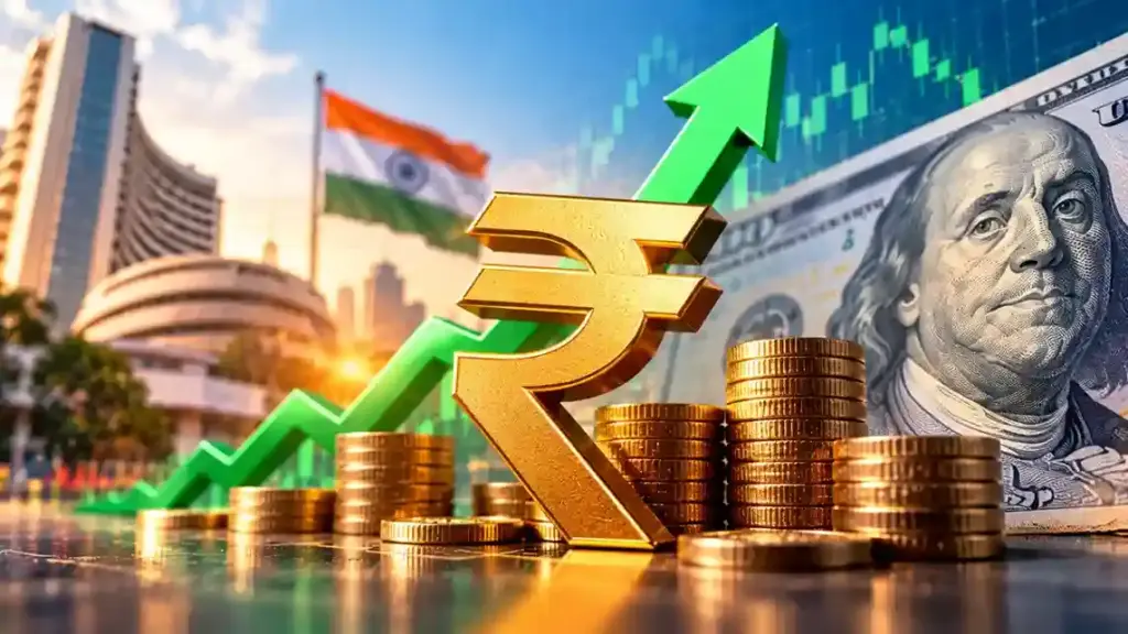Rupee Rises Against Dollar વિદેશી ભંડોળનો પ્રવાહ વધતાં રૂપિયો ચમક્યો; સતત બીજા સેશનમાં તેજી સાથે કારોબાર શરૂ; વધી દેશી ચલણની તાકાત