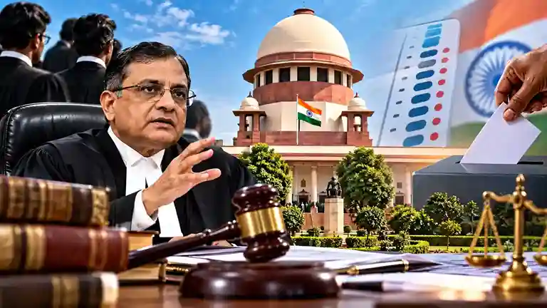 SC Review Plea On CEC Act કેન્દ્ર સરકારના કાયદા સામે ફરી કાનૂની જંગ! સુપ્રીમ કોર્ટે આપ્યા સંકેત જાણો ચૂંટણી પંચના કાયદા પર હવે શું થઈ શકે છે ફેંસલો