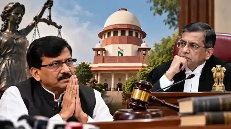 Sanjay Raut Apologises To CJI  ચીફ જસ્ટિસ પર વિવાદાસ્પદ ટિપ્પણી પડી ભારે! કાનૂની સકંજો કસાતાં સંજય રાઉતે માંગી બિનશરતી માફી શું કોર્ટ કેસ બંધ કરશે?