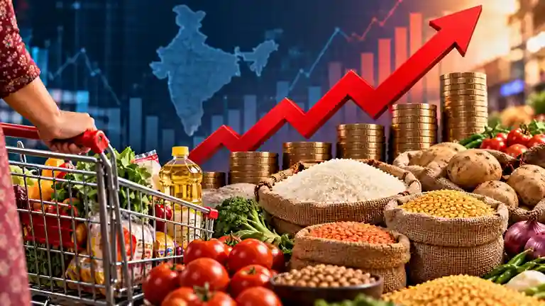 September Retail Inflation Surges   અનાજશાકભાજીના ભાવમાં જોરદાર તેજી! ફૂડ ઇન્ફ્લેશન ૭.૭૪ ટકાને આંબી ગયો જાણો તમારા દૈનિક ખર્ચ પર કેટલી અસર પડશે
