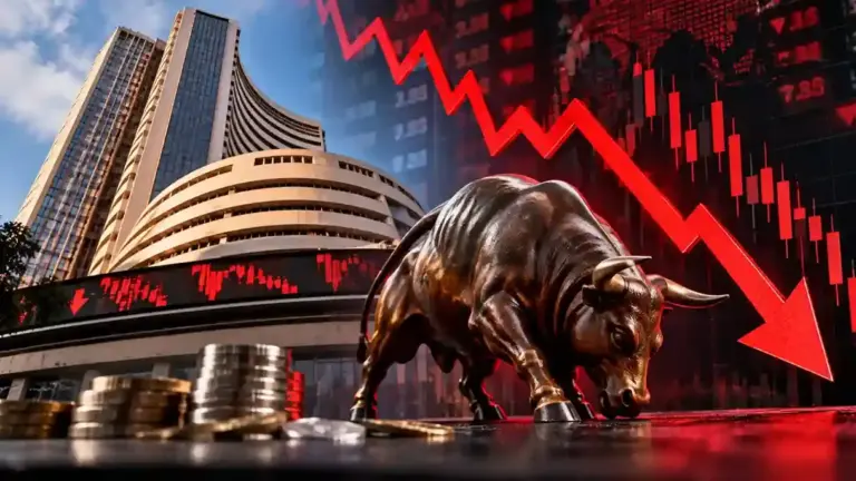 Share Market Crash  શેરબજારમાં ફરી કડાકો ચારેતરફ વેચવાલીના વંટોળ વચ્ચે જિયોના આઈપીઓ લિસ્ટિંગે મચાવી ધૂમ;  રોકાણકારો થયા માલામાલ