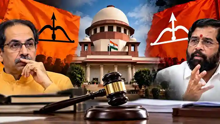 Shiv Sena Symbol Hearing Concluded શિવસેના પક્ષ અને ચિહ્ન અંગેની સુનાવણી પૂર્ણ સુપ્રીમ કોર્ટે ચુકાદો અનામત રાખ્યો, મહારાષ્ટ્રના રાજકારણમાં ભારે ઉત્સુકતા