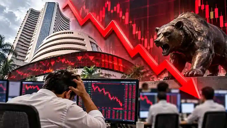 Stock Market Crash October 1 શેરબજારમાં મોટો કડાકો સેન્સેક્સ ૯૫૦ અંક તૂટ્યો, મહિનાના પ્રથમ દિવસે જ રોકાણકારોના લાખો કરોડ રૂપિયા સ્વાહા