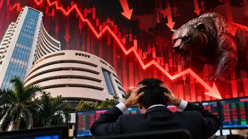 Stock Market Fall On Mahanavami મહાનવમી પર શેરબજારમાં કડાકો સેન્સેક્સ ૫૩૮ પોઈન્ટ ગગડ્યો, રોકાણકારોના લાખો કરોડ રૂપિયાનું ધોવાણ