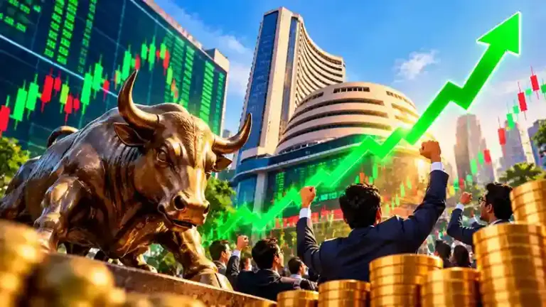 Stock Market Surge Today  શેરબજારમાં તોફાની તેજી સેન્સેક્સમાં ૬૦૦ અને નિફ્ટીમાં ૧૭૫ પોઈન્ટથી વધુનો ઉછાળો, રોકાણકારોની સંપત્તિમાં ₹૩ લાખ કરોડનો વધારો
