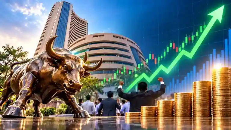 Stock Market high શેરબજારમાં તોફાની તેજી સેન્સેક્સ ૯૦૫ પોઈન્ટ ઉછળ્યો, રોકાણકારોની સંપત્તિમાં ₹૫ લાખ કરોડનો જંગી વધારો