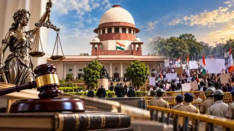 Supreme Court On Protest Petition "અદાલતને રાજકીય અખાડો ન બનાવો!" સુપ્રીમ કોર્ટે પક્ષો અને અરજદારોને લીધા આડે હાથ..