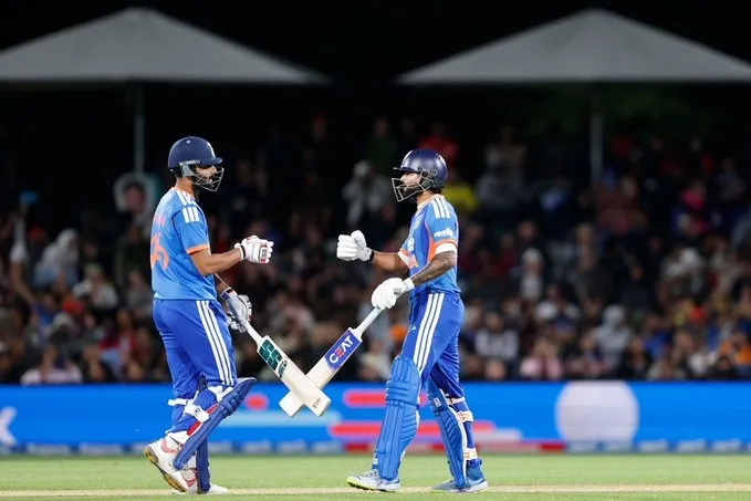 Team India Record Chase New Zealand ભારતીય ક્રિકેટ ટીમનો નવો કીર્તિમાન કિવિ ધરતી પર સૌથી મોટો સફળ રનચેઝ; ન્યૂઝીલેન્ડ સામે પ્રથમ T20I માં રોમાંચક વિજય