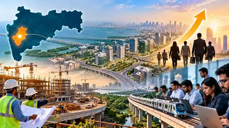 Third Mumbai Growth Engine ૧૫ લાખ નવી નોકરીઓ અને અલ્ટ્રામોડર્ન સિટી! મુંબઈપુણે વચ્ચે આકાર લઈ રહ્યું છે 'ત્રીજું મુંબઈ' જાણો યુવાનો અને રોકાણકારો માટે શું છે ખુશખબર?