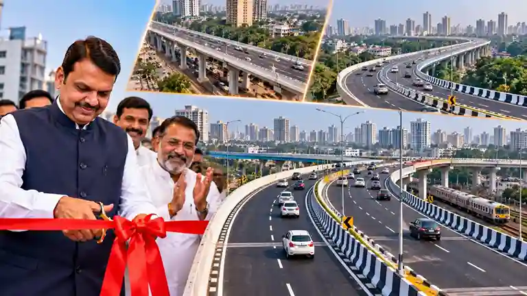 Three New Flyovers Mumbai મુંબઈગરાઓને દિવાળી ભેટ ૩ નવા ફ્લાયઓવરનું મુખ્યમંત્રીના હસ્તે લોકાર્પણ, ટ્રાફિકની ઝંઝટમાંથી મુક્તિ