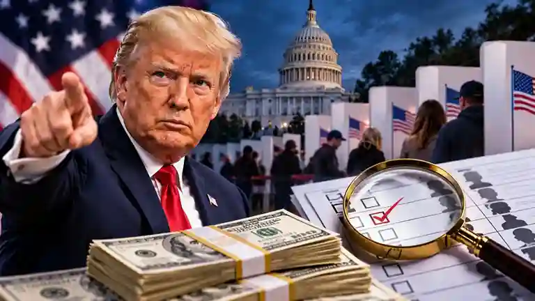 Trump Midterm Bounty Announcement યુએસ મિડટર્મ ચૂંટણી પૂર્વે ટ્રમ્પનું એલાન; વોટ ચોરી પકડાવો અને ૧૦ લાખ ડોલરનું ઇનામ મેળવો ..