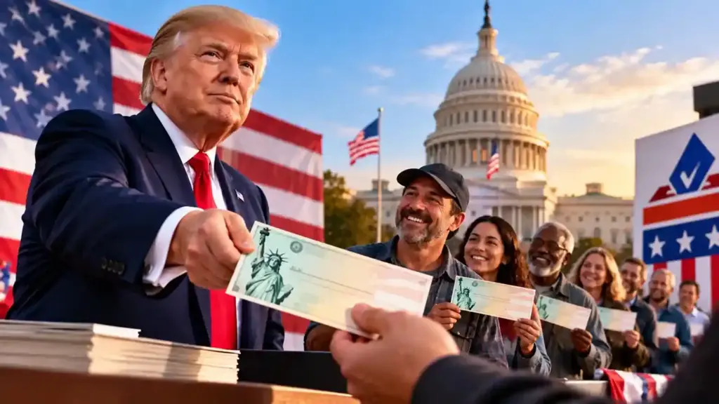 Trump Stimulus Checks ચૂંટણી પહેલાં મોટો દાવ! ટ્રમ્પે $૫૦૦ના ચેક મોકલવાનું શરૂ કર્યું, અમેરિકન રાજકારણમાં ગરમાવો