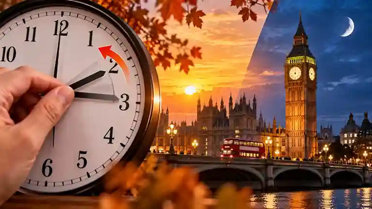 UK Daylight Saving Time Ends બ્રિટનમાં આવતીકાલે ઘડિયાળ ૧ કલાક પાછળ થશે રાત્રે ૨ વાગ્યે ફરી વાગશે ૧, જાણો રસપ્રદ કારણ!
