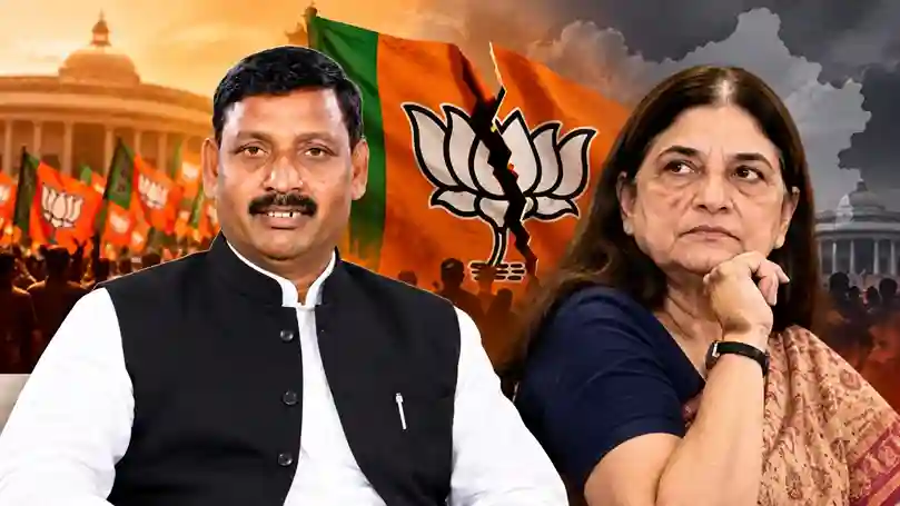 UP BJP Crisis ઉત્તર પ્રદેશમાં ભાજપને મોટો ઝટકો પૂર્વ સાંસદ ધર્મેન્દ્ર કશ્યપે આપ્યું રાજીનામું, મેનકા ગાંધી પર લગાવ્યા ગંભીર આરોપો