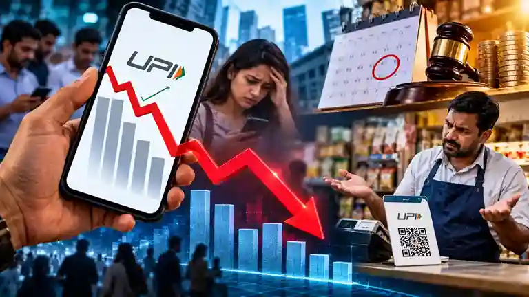 UPI Transactions Drop MDR Impact ૧૫ ઑક્ટોબર પહેલાં જ UPI પર સંકટના વાદળો? ટ્રાન્ઝેક્શનમાં ૧.૮% નો ઘટાડો જાણો MDR ચાર્જનો અસલ પ્રભાવ