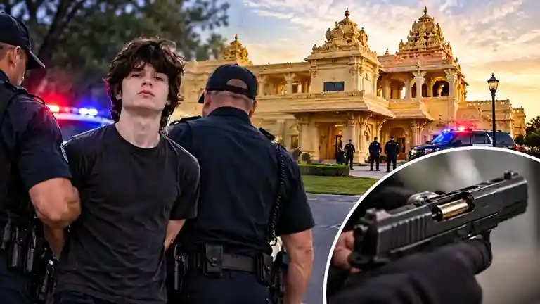 US Hindu Temple Attack Thwarted અમેરિકામાં હિન્દુ મંદિર પર હુમલાનું મોટું ષડયંત્ર, છેલ્લી ઘડીએ બંદૂક જામ થઈ ગઈ અને સેંકડો ભક્તોના જીવ બચી ગયા જાણો શું બની ઘટના