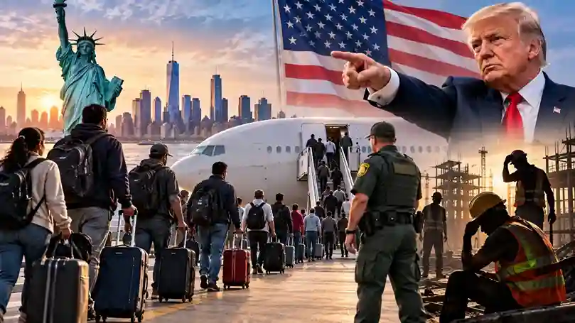 US Immigrants Exit White House Claim ૨૩ લાખ લોકો ગયા અને અમેરિકન બિઝનેસ ઠપ.... માસ ડિપોર્ટેશન વચ્ચે વર્કર્સની એવી તંગી સર્જાઈ કે માલિકો માથે હાથ દઈ બેઠા; જાણો વિગત