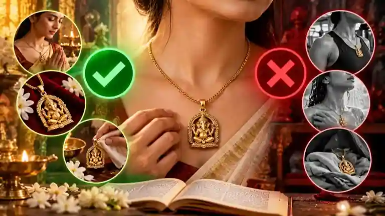 Wearing God Locket Vastu Rules ગળામાં ભગવાનનું લોકેટ પહેરવું જોઈએ કે નહીં? જાણો વાસ્તુશાસ્ત્ર અને જ્યોતિષના કડક નિયમો