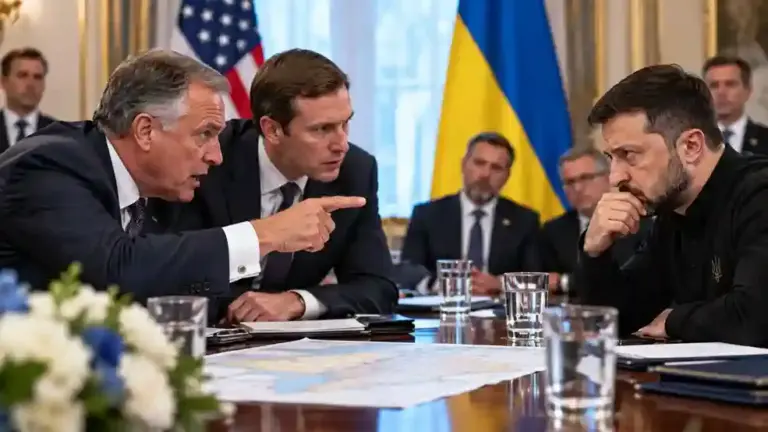 Zelensky Trump Oslo Meeting Controversy   યુક્રેન રાષ્ટ્રપતિ ઝેલેન્સકીને ટ્રમ્પ કેમ્પનું અલ્ટીમેટમ; રશિયાયુક્રેન યુદ્ધવિરામ પર અમેરિકી રણનીતિનો વિરોધ ન કરવા તાકીદ